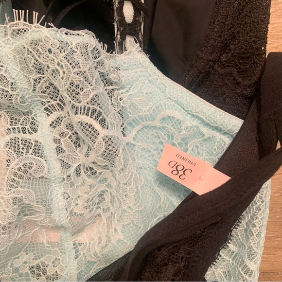 Victoria Secret Bundle 3 Bras Balconette Dream Angels Push Up Without Padding - Picture 5 of 16